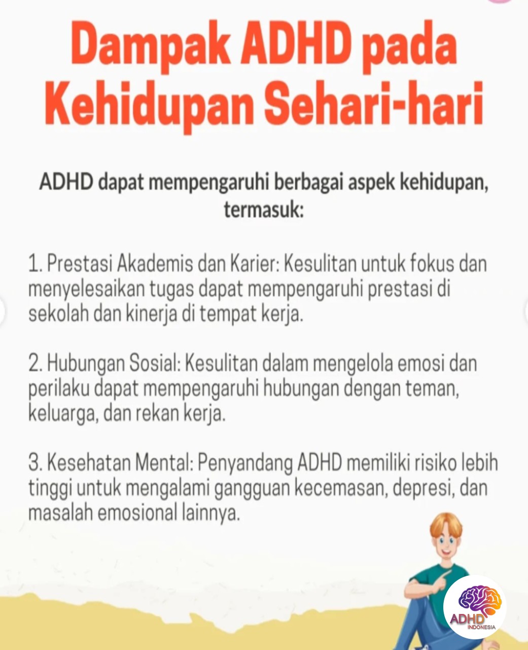 ADHD dan Hubungan Sosial Anak di Lingkungan Sekolah di Kabupaten Musi Banyuasin