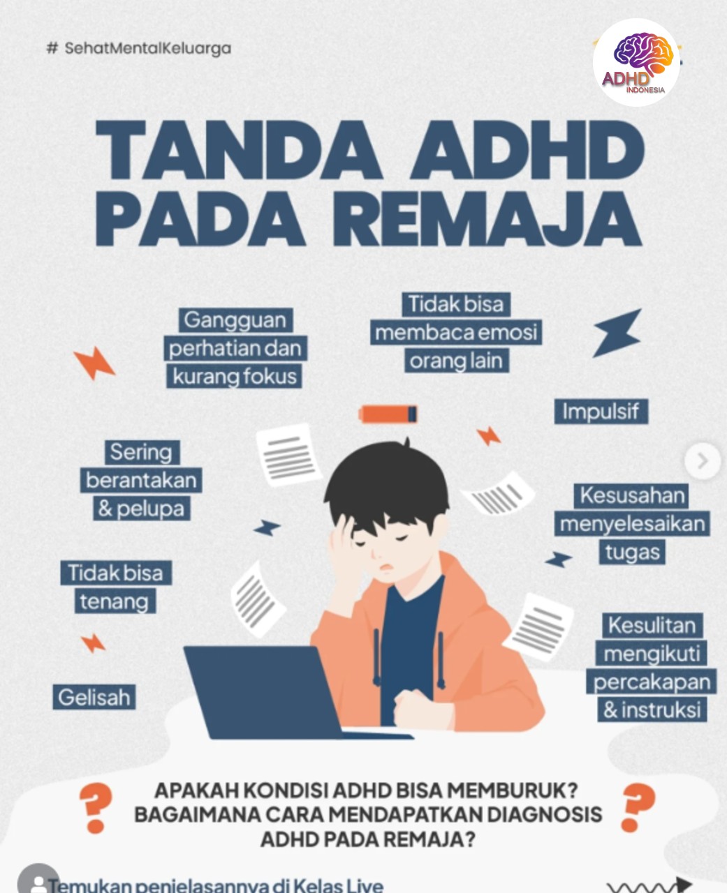 Screening ADHD Non-Diagnostik: Edukasi Awal bagi Orang Tua di Kabupaten Musi Banyuasin