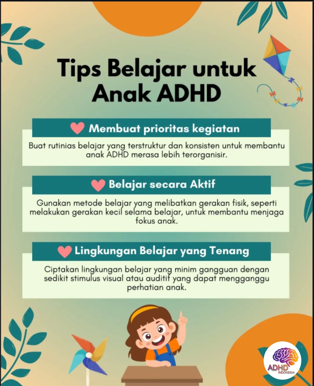 Strategi Belajar yang Cocok untuk Anak ADHD di Kabupaten Musi Banyuasin